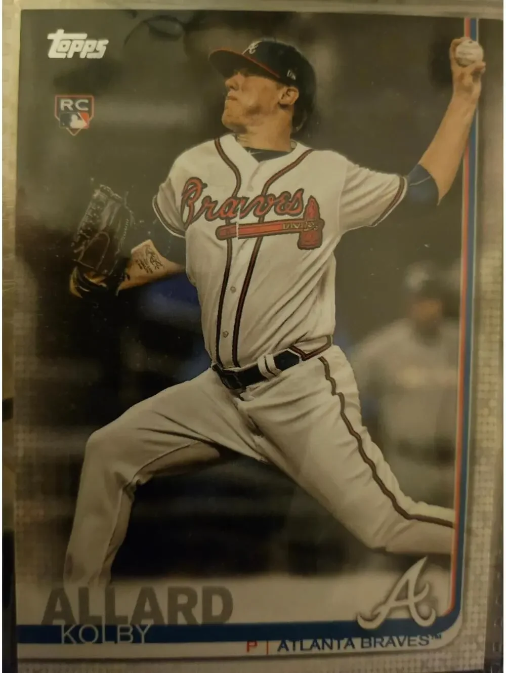 2019 Topps #38 Kolby Allard (RC) Rookie Card - Atlanta Braves Baseball Card